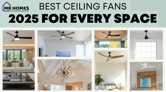 Discover Elegant Cooling Solutions with Designer Ceiling Fans with Light - MR Homes