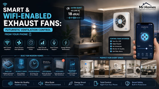 Smart and WiFi-Enabled Exhaust Fans: Futuristic Ventilation Control From Your Phone