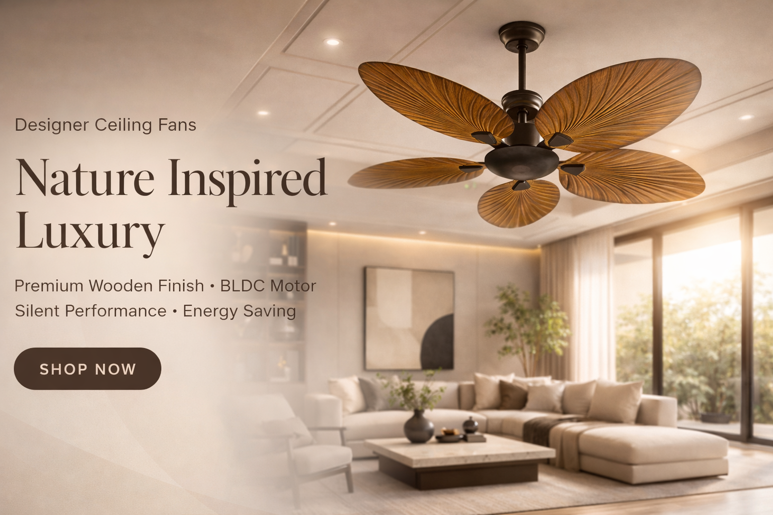 Designer Ceiling Fan - MR Homes