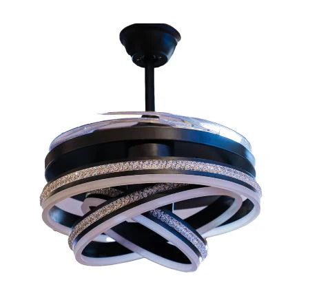 MR Homes Lite Sparrow remote-controlled ceiling fan with 4 blades, forward and reverse operation, by Wadbros.