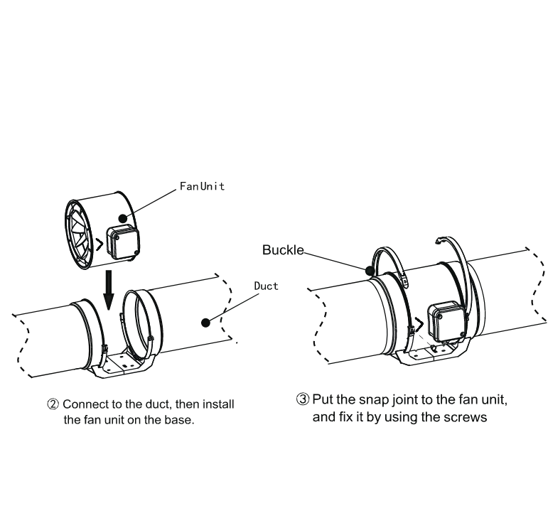 Inline Duct Fan WAD/IL Ventilation Fan by Wadbros - MR Homes