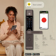 YDM 4115-A, Smart Digital Door Lock for Wooden Door with Fingerprint - MR Homes