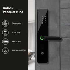 YDME100NxT Smart Door Lock – Fingerprint, PIN & RFID | Secure Access - MR Homes
