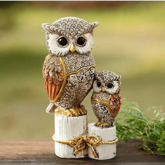 Owl Mother Baby Showpiece for Home Decor - MR Homes