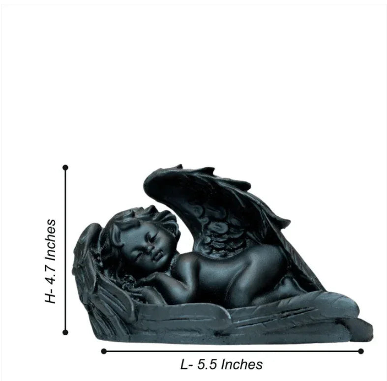 Mini Statue of Black Angel - MR Homes