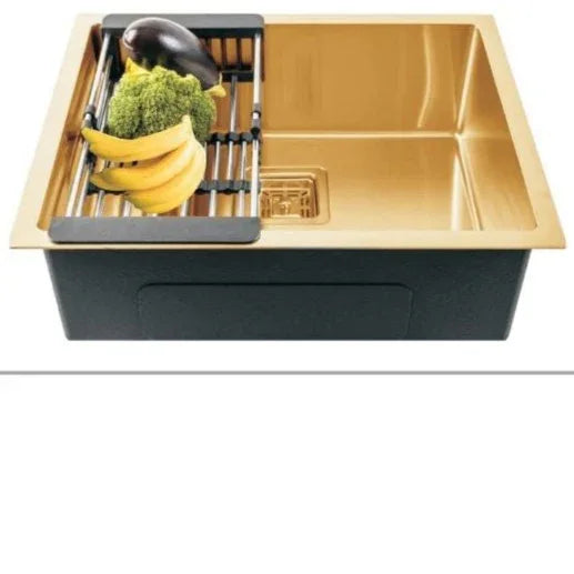 Hand Made Single Bowl Kitchen Sink 304-Grade SS Single Bowl - MR Homes