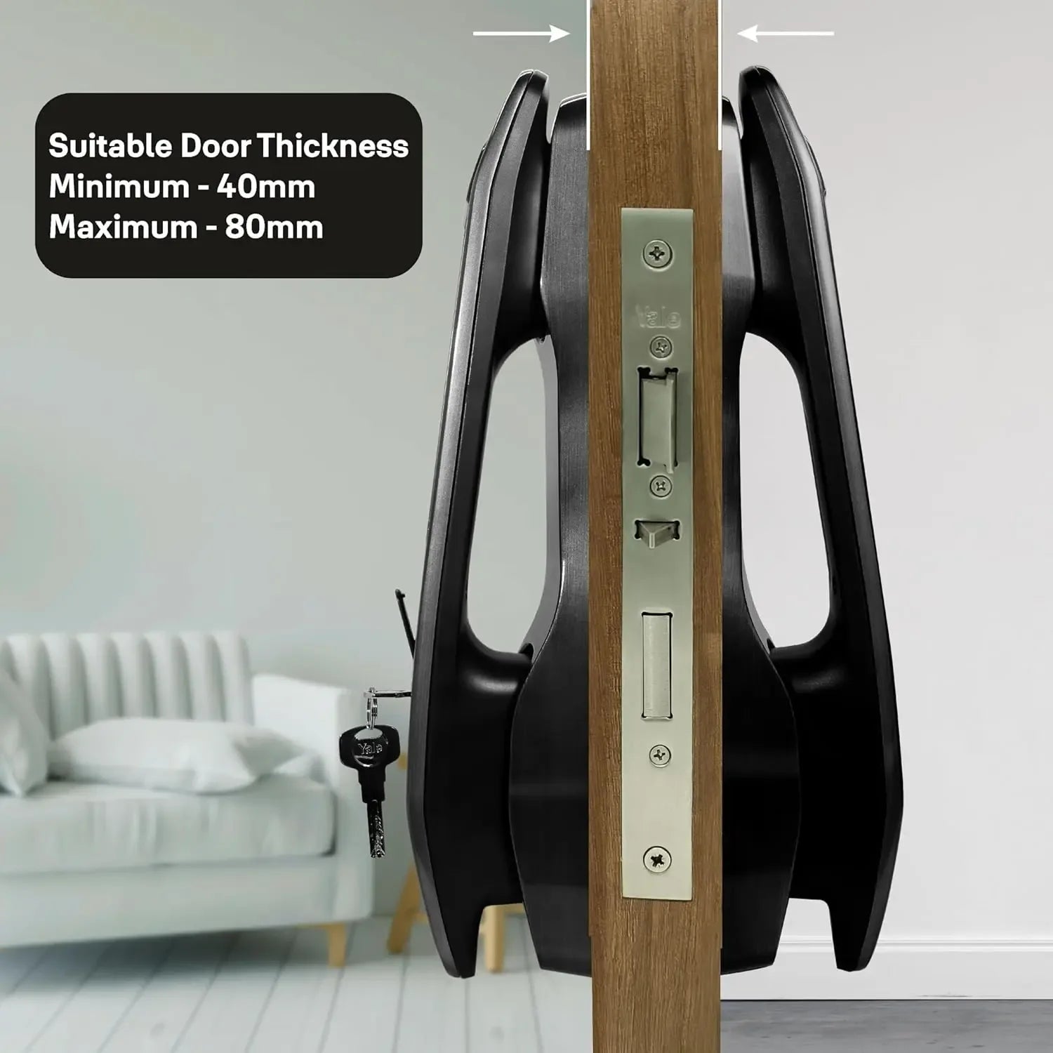 YMI 70 RB - A Series, Push Pull Smart Lock - MR Homes