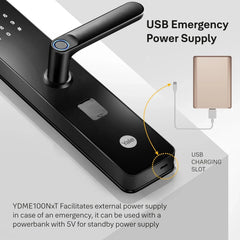 YDME100NxT Smart Door Lock – Fingerprint, PIN & RFID | Secure Access - MR Homes