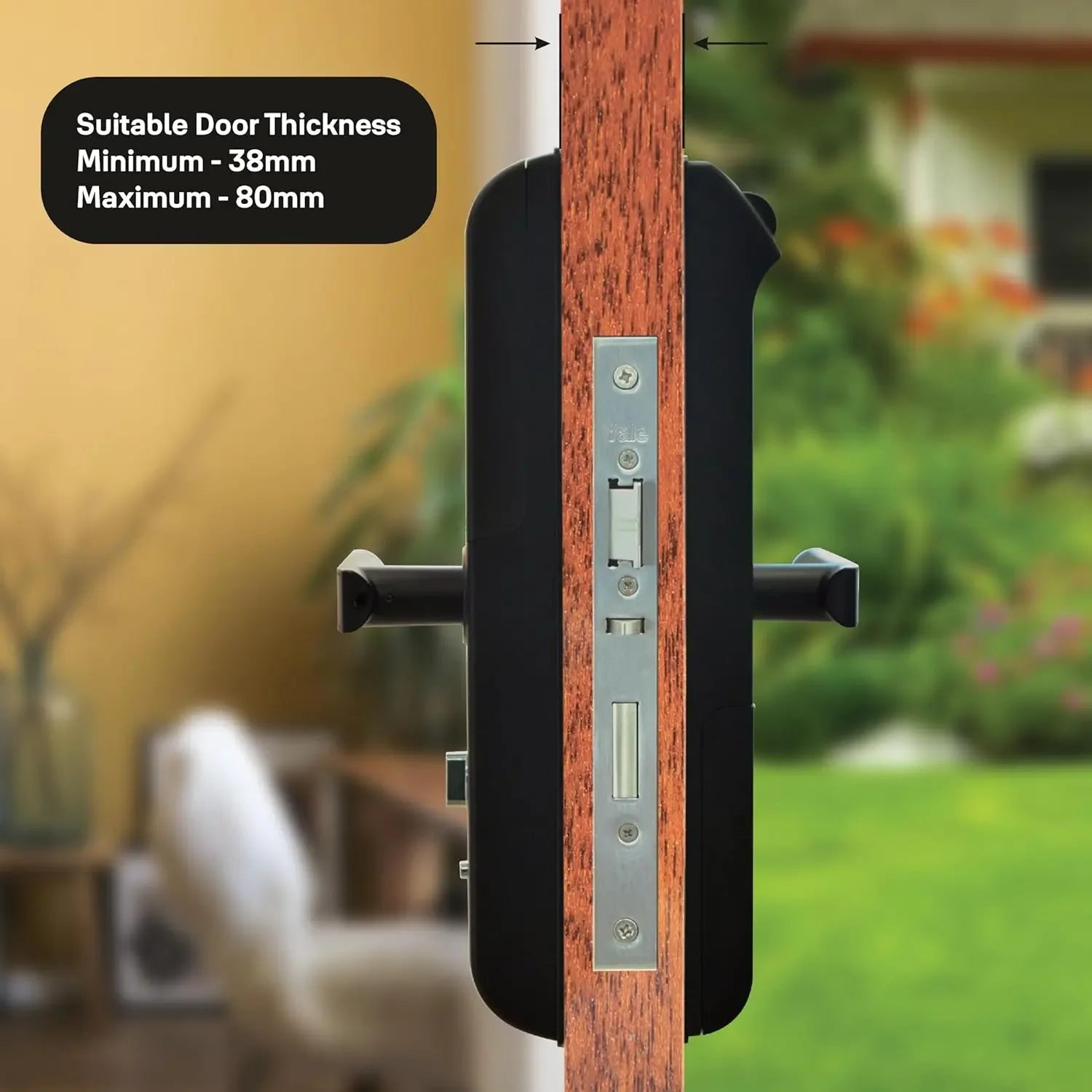 YDM 4109 Roller Latch Smart Door Lock - MR Homes