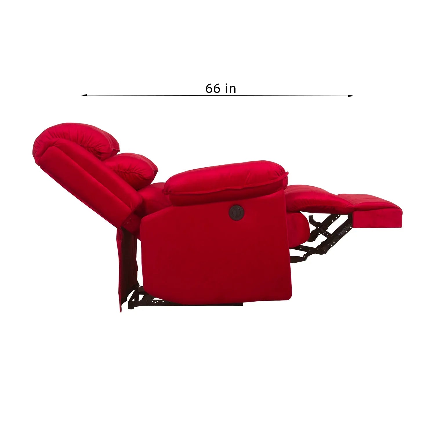Desire Motorized Recliners in Red Fabric - MR Homes