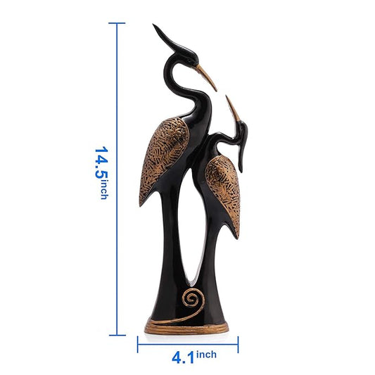 Kissing Swan Love Birds Home Decor Showpiece
