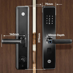 YDME100NxT Smart Door Lock – Fingerprint, PIN & RFID | Secure Access - MR Homes
