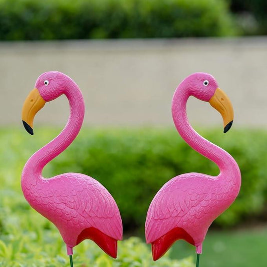 Flamingo Garden Stakes (Set of 2) - MR Homes