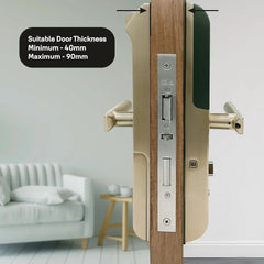 YDM 7116A Smart Lock, Red Bronze Smart Lock - MR Homes