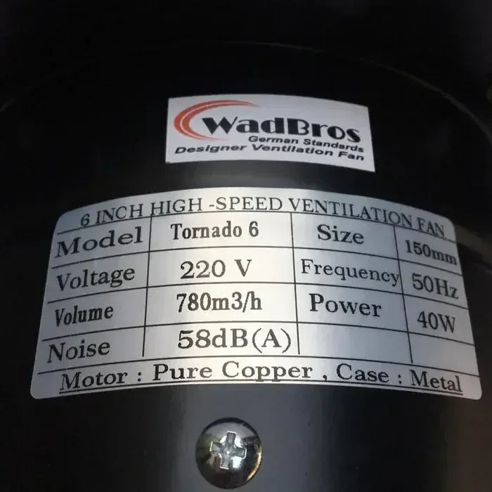 Tornado Stainless Steel Ventilation/Exhaust Fan by Wadbros - MR Homes