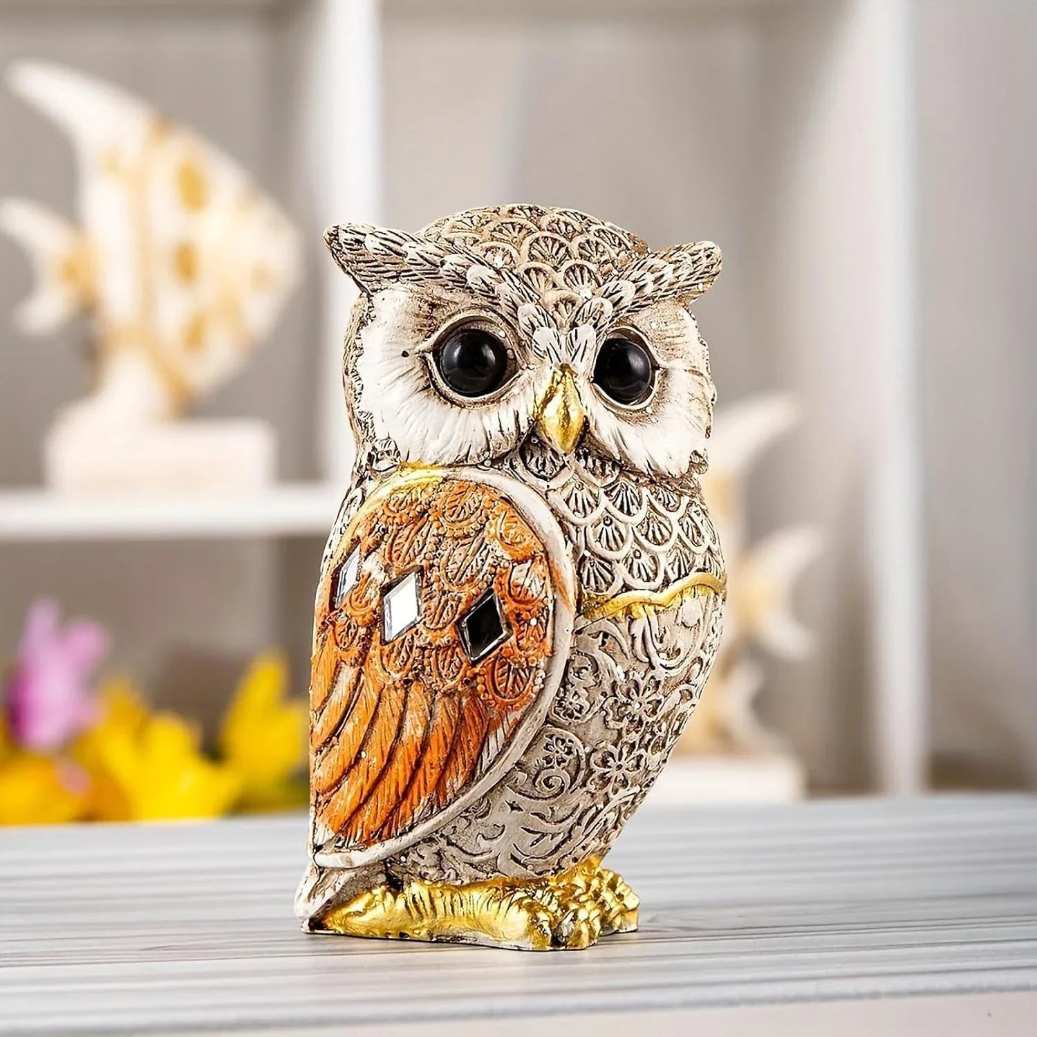 Owl Showpiece for Home Decor - MR Homes