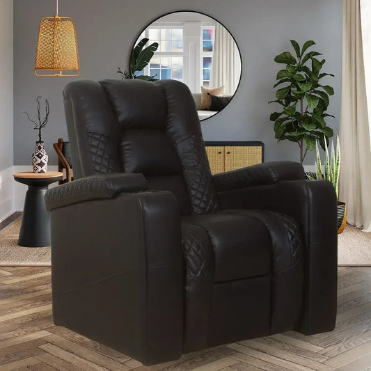 Adamas power wall hugger recliner side view