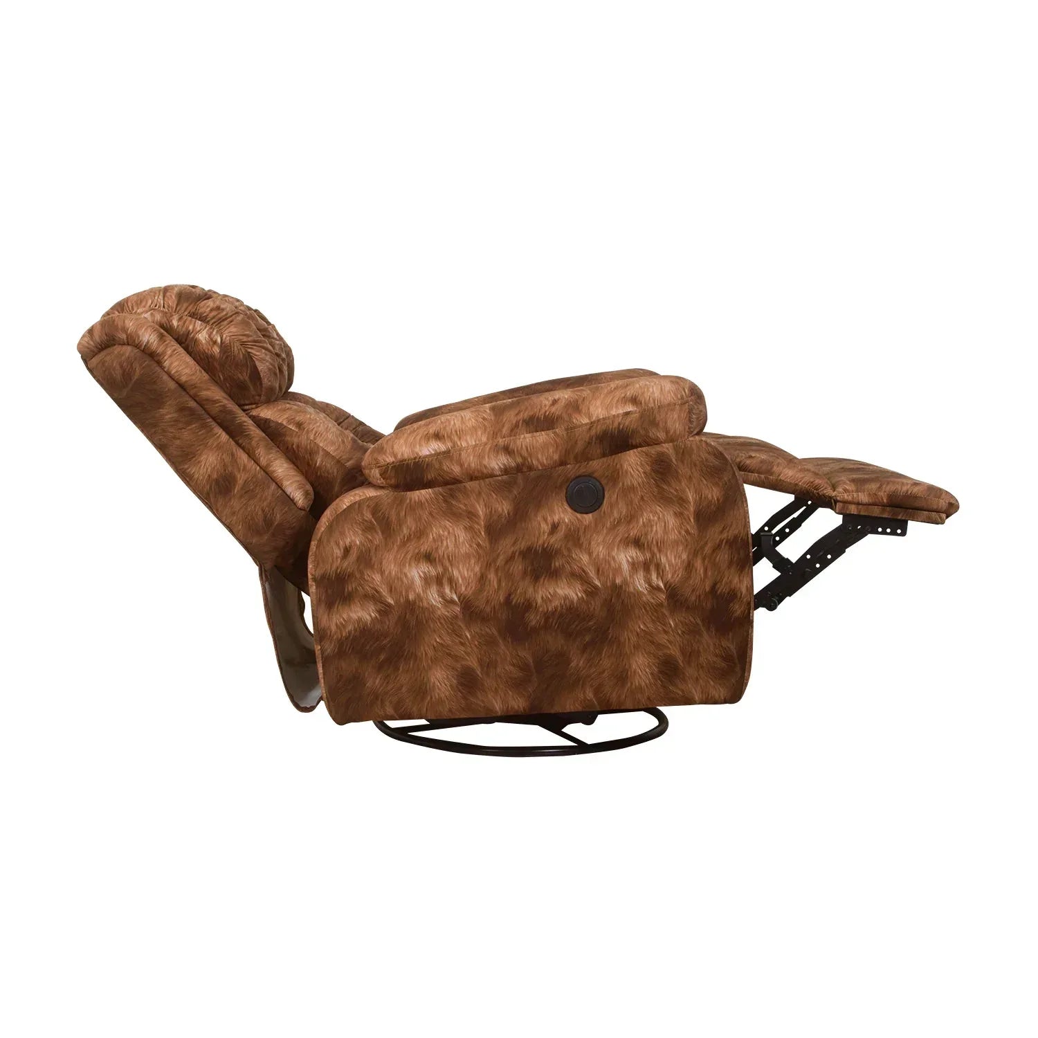 Casa recliner fabric upholstery and padded backrest