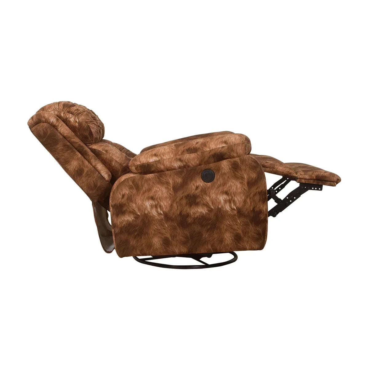 Casa recliner fabric upholstery and padded backrest