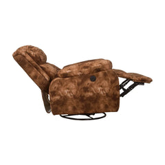 Casa recliner fabric upholstery and padded backrest