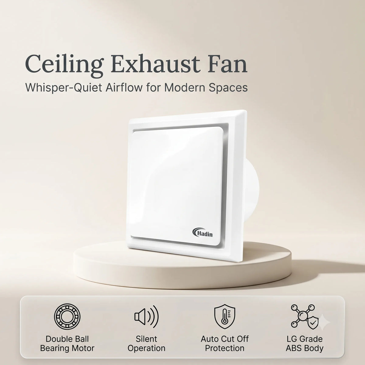 Specification of ceiling exhaust fan