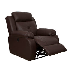 Elysian motorized recliner in reclined position