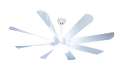 Flamingo Modern Design Indoor Fancy 8 Blade Remote Control LED Ceiling Fan Light - MR Homes