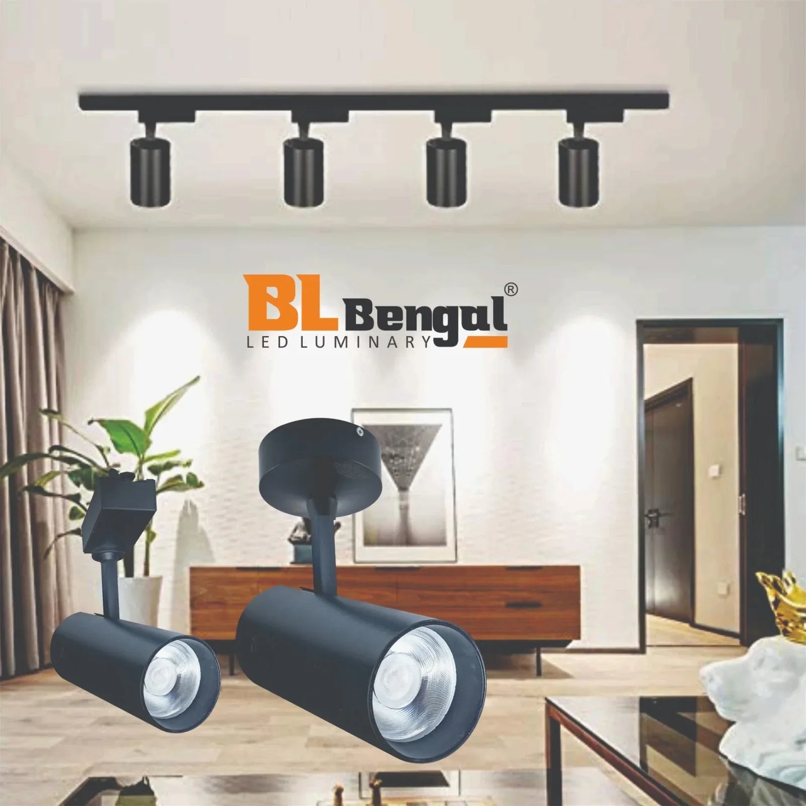 Track & Wall LED Light powered by OSRAM in 10W/20W - MR Homes