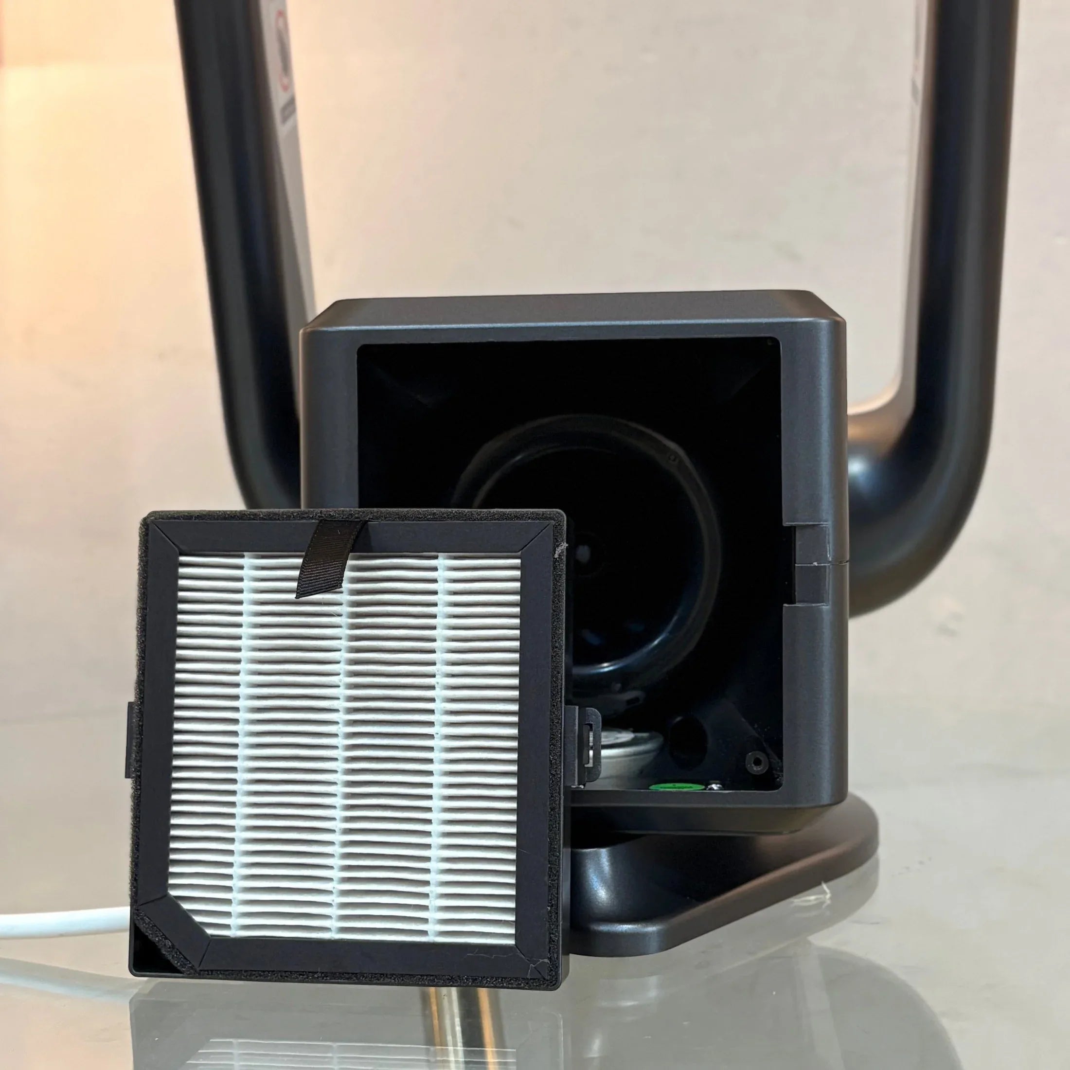 WOW Plus Bladeless Wall-Mounted & Table-Top Personal Air Circulation Fan with Remote | Heater + Air Purifier by WadBros - MR Homes