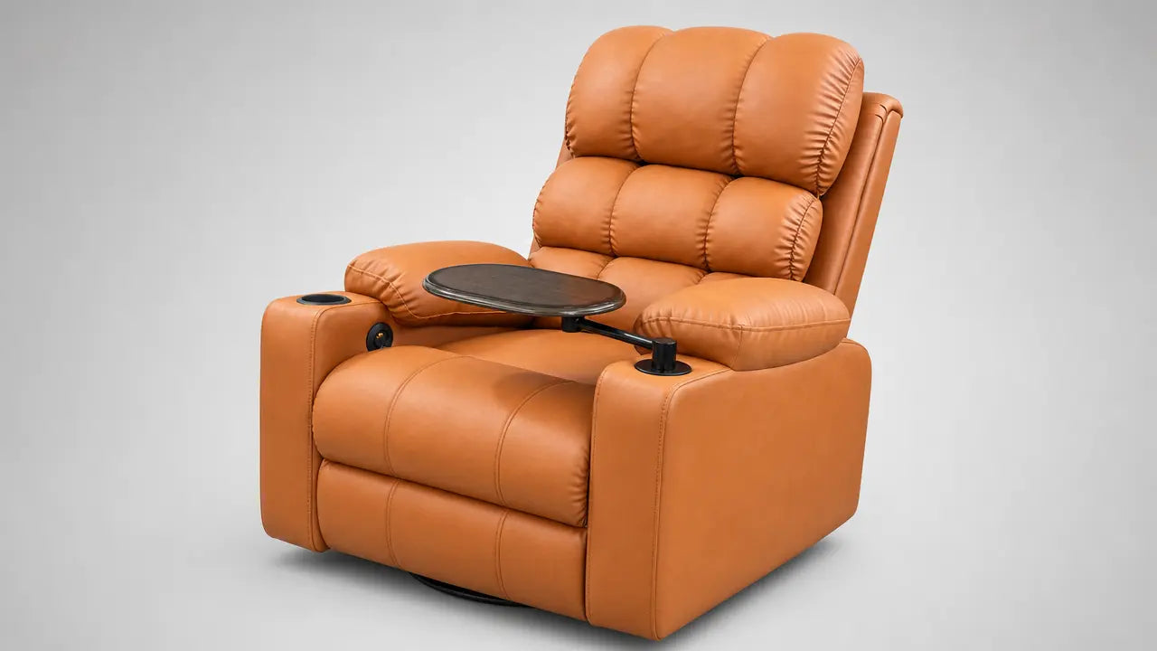 Luxuria single seater motorized recliner side view