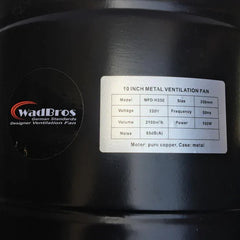 WAD PL Ventilation/Exhaust Stainless Steel Fan By Wadbros - MR Homes