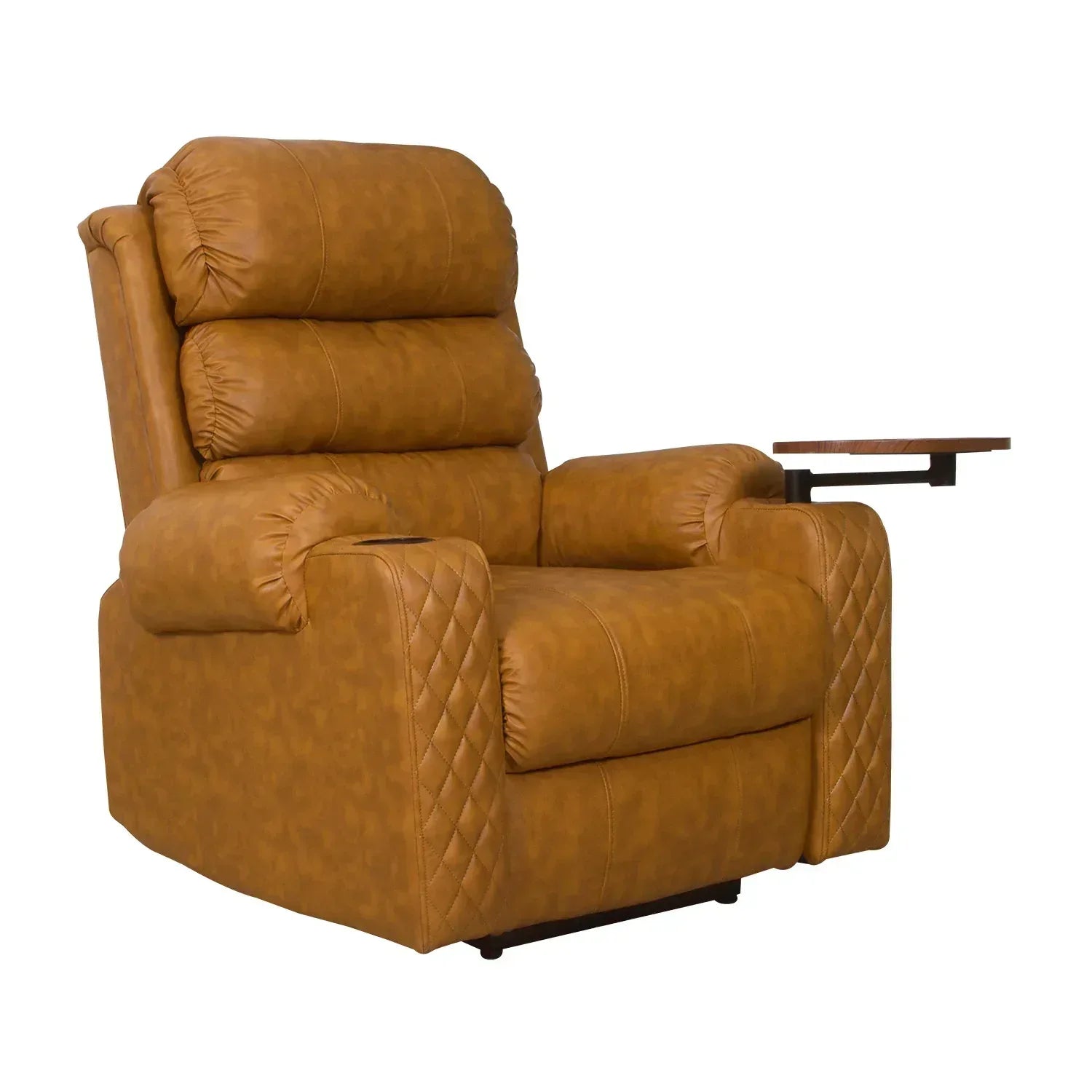 Edward motorized recliner in reclining position