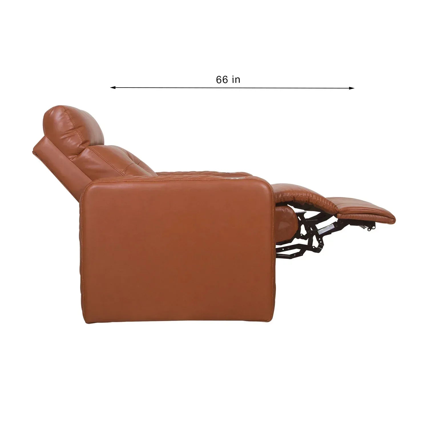 Electric control panel on Lavish motorized home theater recliner