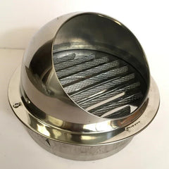 Vent Stainless Steel Cowl Cover Avoid Birds Entering For Bathroom/Office/Kitchen Ventilation/Exhaust Fan By Wadbros 