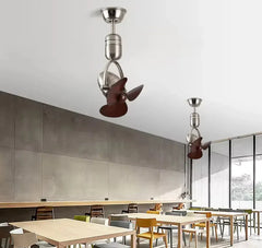 Sparrow 14" Woodgrain Ceiling Fan with 6 Speed Remote Control & BLDC Motor - MR Homes