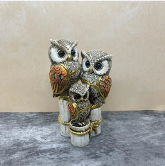 Owl Family Showpiece for Home Decor - MR Homes