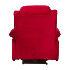 Desire motorized recliner padded fabric seating