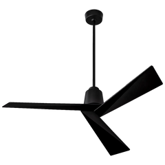 Tern DC Ceiling Fan Without Lights, Matte Black Ceiling Fan with Remote - MR Homes