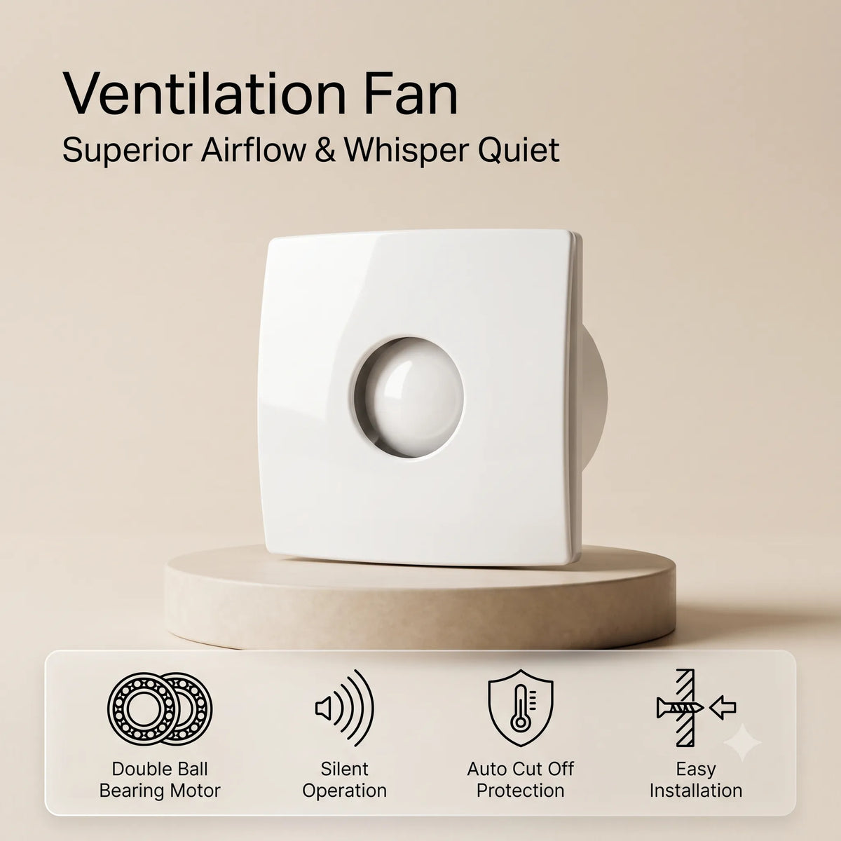 Specification of Vent-0 exhaust fan