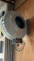 WadBros IL-M heavy duty inline duct fan installed for ducted ventilation