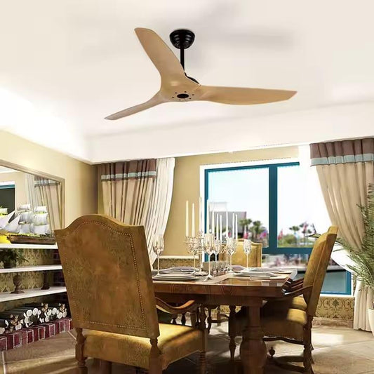Bulbul Ceiling Fan – 52 Inch Woodgrain BLDC Fan with Remote Control - MR Homes