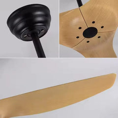 Bulbul Ceiling Fan – 52 Inch Woodgrain BLDC Fan with Remote Control - MR Homes