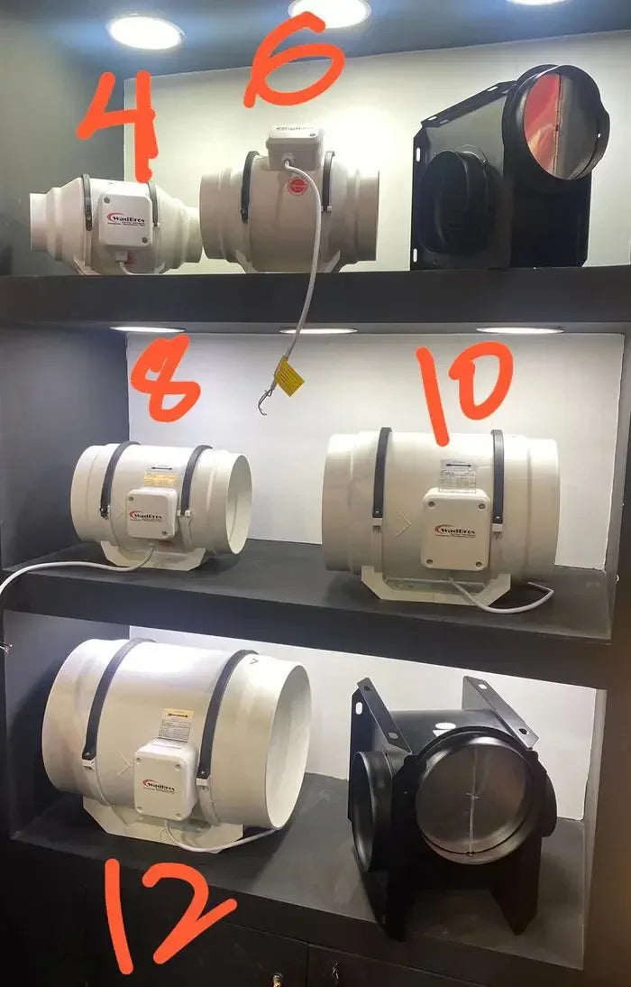 Inline Duct Fan WAD/IL Ventilation Fan by Wadbros - MR Homes
