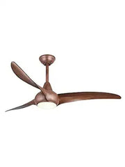 Swift Ceiling Fan with LED Light – Dark Woodgrain | BLDC Motor | Remote Control - MR Homes