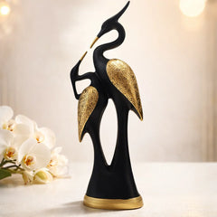 Kissing Swan Love Birds Home Decor Showpiece